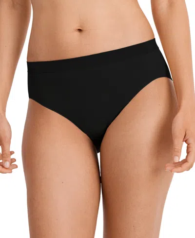 Jockey Women's Seamfree Hi-cut Stretch Underwear 3788 In Black
