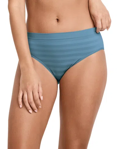 Jockey Women's Seamfree Hi-cut Stretch Underwear 3788 In Blue