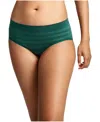 Jockey Women's Seamfree Hi-cut Stretch Underwear 3788 In Green