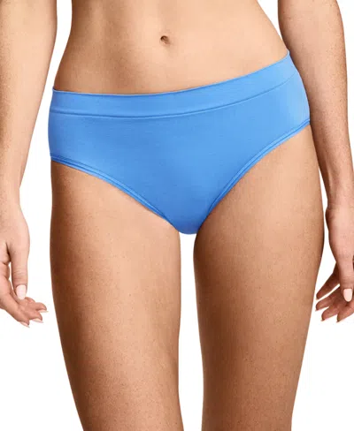 Jockey Women's Seamfree Hi-cut Stretch Underwear 3788 In Blue