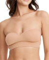 Jockey Women's Seamfree Multiway Bandeau Bralette 3153 In Light