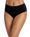 Jockey Smooth And Shine Seamfree Heathered Hipster Underwear 2187, Available In Extended Sizes In Black