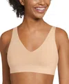 Jockey Women's Solid Seam-free Smooth Light Support Bralette 3044 In Light