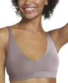 Jockey Women's Solid Seam-free Smooth Light Support Bralette 3044 In Twilight Sands