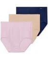 Jockey Womens' 3-pk. No Panty Line Promise Tactel Brief Underwear 1877 In Multi