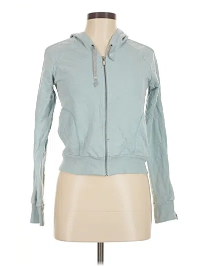 Pre-owned Jockey Zip Up Hoodie In Blue