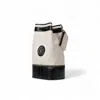 Jocosa Men's Black / White Drawstring Tennis Bag - Ivory & Black