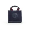 Jocosa Women's Blue Mini Tote Bag -  Navy & Navy With Navy - Bordeaux Strap