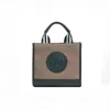 Jocosa Women's Green / Grey Mini Tote Bag Khaki Green With Green White Strap In Multi