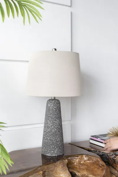 Jodex 14x14x26" Table Lamp In Gray