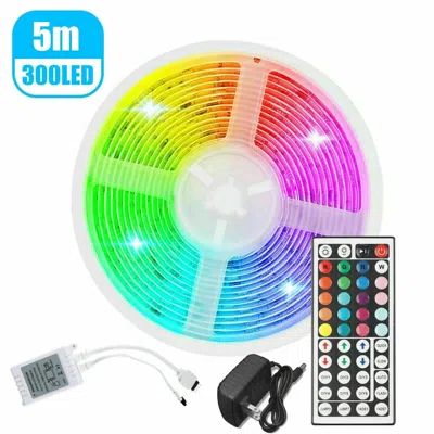 Jodex 16ft Led Strip Lights Remote Control Bedroom Waterproof For Indoor Outdoor Use, Full Kit In Multi