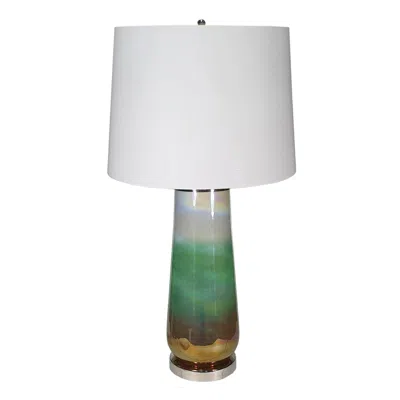 Jodex D16x30" Glass Table Lamp In White