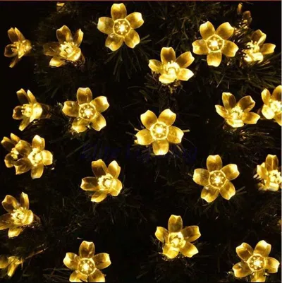 Jodex Solar Cherry Blossom Lights All Weatherproof In Gold