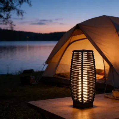 Jodex Solar Floor Lamp, Outdoor Garden Lantern Pathway Light & Decorative Driveway Lighting With Auto On/o In Black