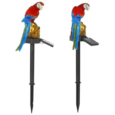 Jodex Solar Powered Parrot Garden Light Ip65 Waterproof Led Parrot Landscape Lamp Decorative Lawn Lights In Multi