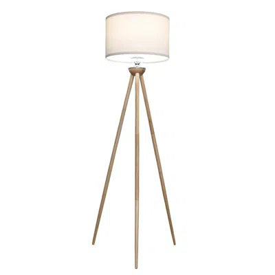 Jodex Tall Corner Floor Lamp, Energy Efficient Led Standing Light For Living Room, Bedroom & Office Space  In White