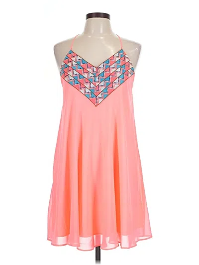 Pre-owned Jodi Kristopher Cocktail Dress In Pink
