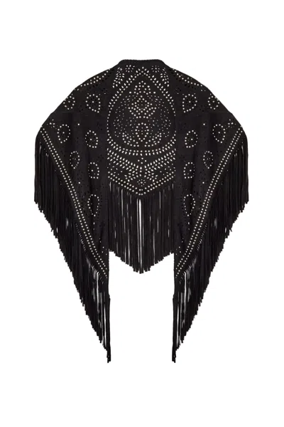 Jodi Lee Women's Gigi Shawl Black
