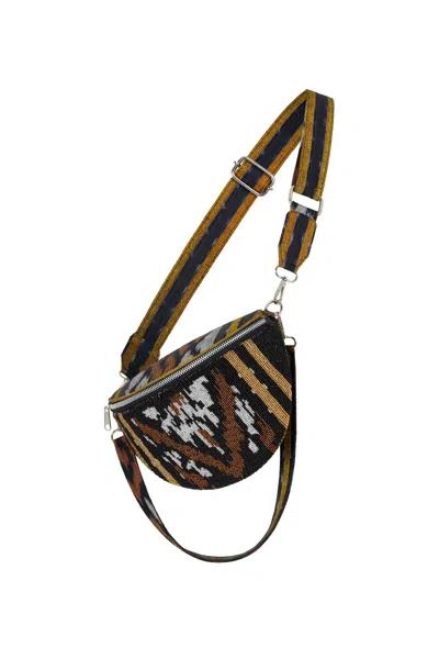 Jodi Lee Women's Gold / Black / Silver La Vie Belt Bag Black Gold Silver In Multi
