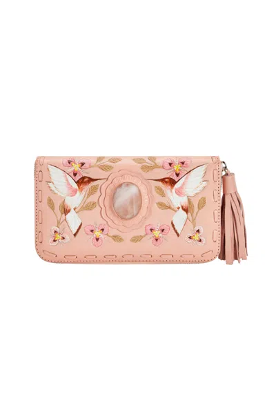 Jodi Lee Women's Monterey Hummingbird Wallet Pink