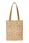 Jodi Lee Women's Neutrals All That Jazz Shopping Bag Taupe In Multi