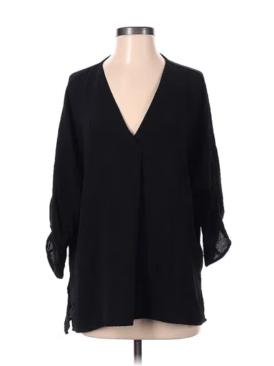 Pre-owned Jodifl 3/4 Sleeve Blouse In Black