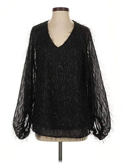 Pre-owned Jodifl 3/4 Sleeve Blouse In Black