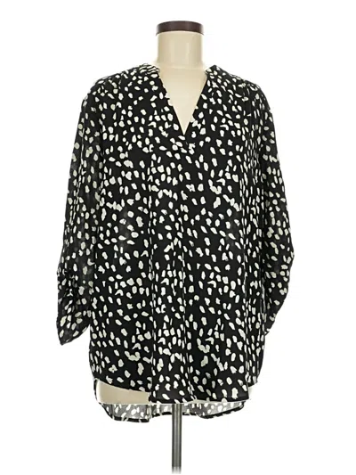 Pre-owned Jodifl 3/4 Sleeve Blouse In Black