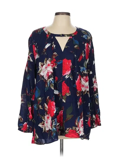 Pre-owned Jodifl 3/4 Sleeve Blouse In Blue