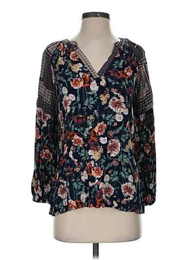 Pre-owned Jodifl 3/4 Sleeve Blouse In Blue