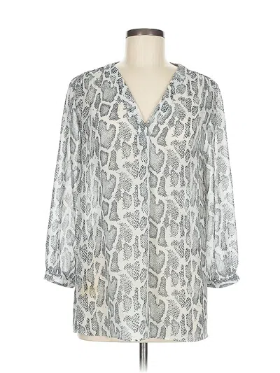 Pre-owned Jodifl 3/4 Sleeve Blouse In Gray