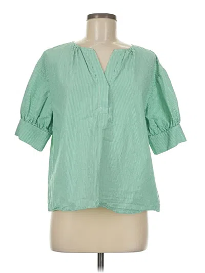 Pre-owned Jodifl 3/4 Sleeve Blouse In Green