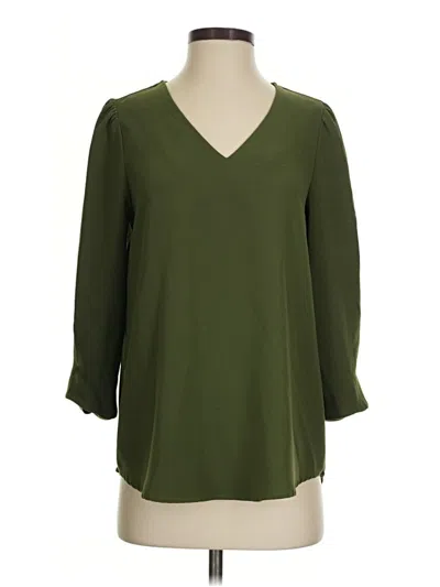 Pre-owned Jodifl 3/4 Sleeve Blouse In Green