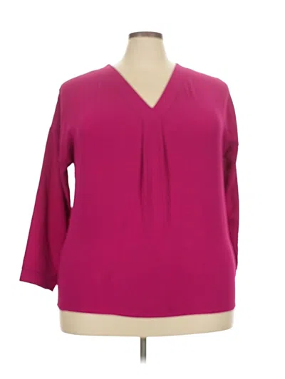 Pre-owned Jodifl 3/4 Sleeve Blouse In Pink