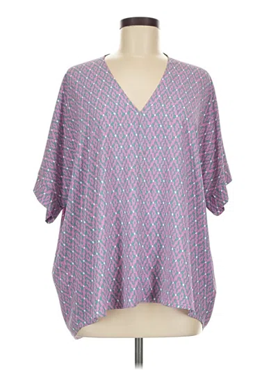 Pre-owned Jodifl 3/4 Sleeve Blouse In Purple