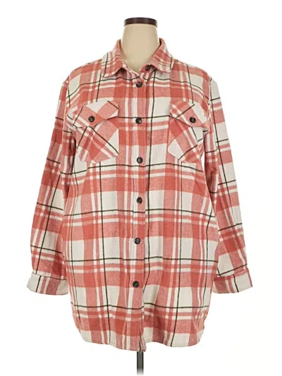 Pre-owned Jodifl 3/4 Sleeve Blouse In Red