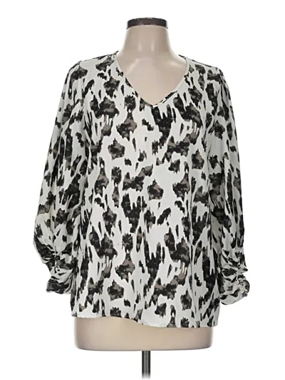 Pre-owned Jodifl 3/4 Sleeve Blouse In Silver