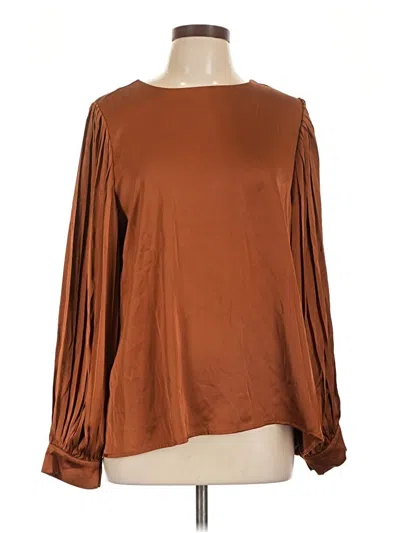 Pre-owned Jodifl 3/4 Sleeve T-shirt In Brown