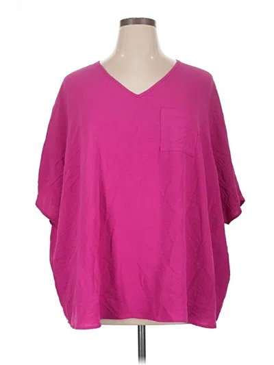 Pre-owned Jodifl 3/4 Sleeve T-shirt In Pink