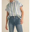 Jodifl As Time Goes By Top In Green Stripe