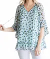 Jodifl Avery Leopard Top - Plus In Mint In Multi