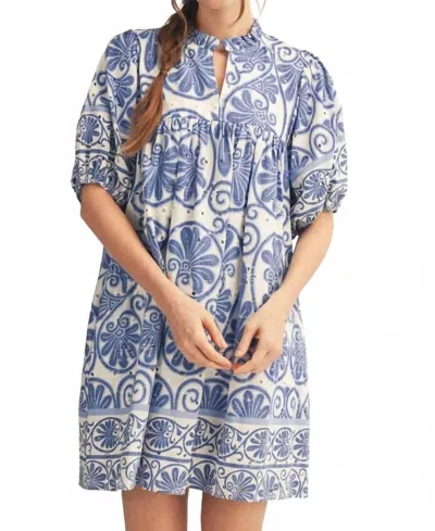 Jodifl Because Of You Dress In Blue In Multi