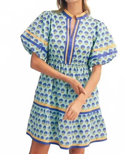 Jodifl Boho Tiered Dress In Floral In Multi