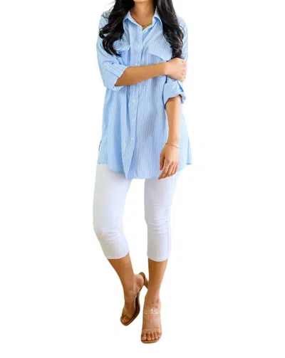 Jodifl Borrowed Forever Button Down In Light Blue