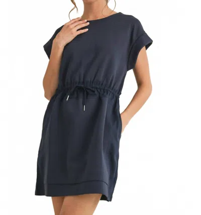 Jodifl Waves Of Bliss Jersey Dress In Navy In Blue