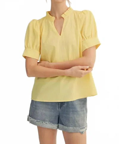 Jodifl Butter Me Up Top In Butter Yellow