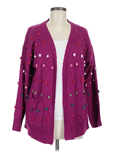 Pre-owned Jodifl Cardigan Sweater In Purple