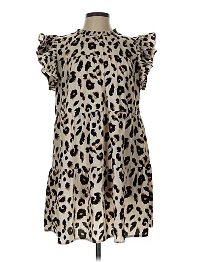 Pre-owned Jodifl Casual Dress In Brown