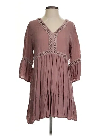 Pre-owned Jodifl Casual Dress In Brown