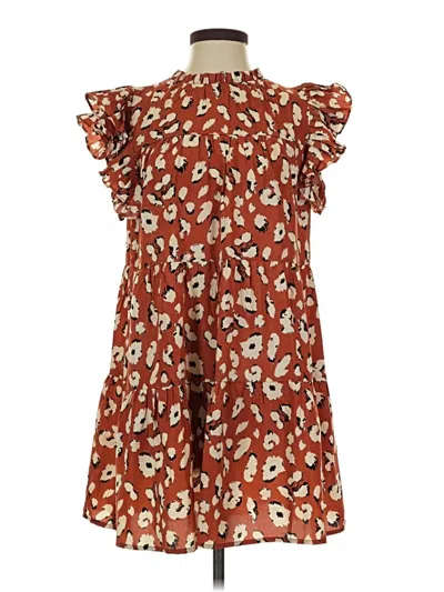 Pre-owned Jodifl Casual Dress In Brown